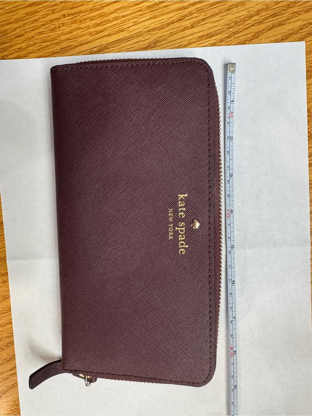 ❤️❤️ Kate Spade New York Women's Zip Around Wallet - Burgundy - Oxblood